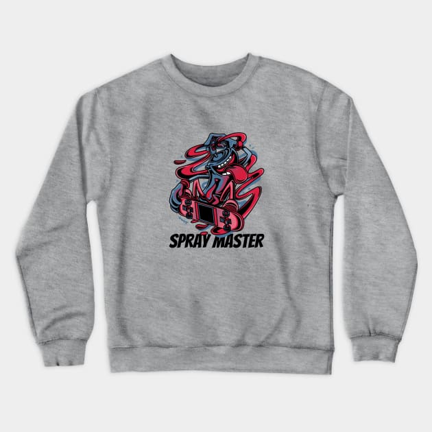 Spray Master Crewneck Sweatshirt by soondoock